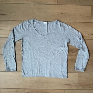 Sunday Best Aritzia Heather Gray Knit Top